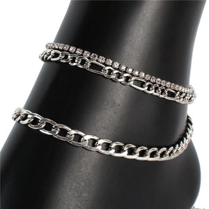 ICY PALACE METAL MULTI CHAIN ANKLET - Icy Palace