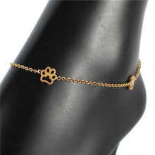 ICY PALACE STAINLESS STEEL PAW ANKLET - Icy Palace