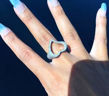 Icy Palace Hollow Heart Ring - Icy Palace